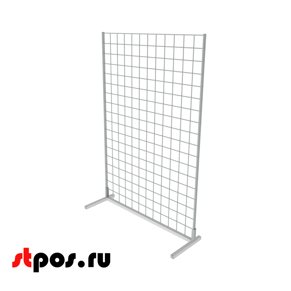 00_Стенд настольный с сеткой 900х600 мм, RAL9016, Белый