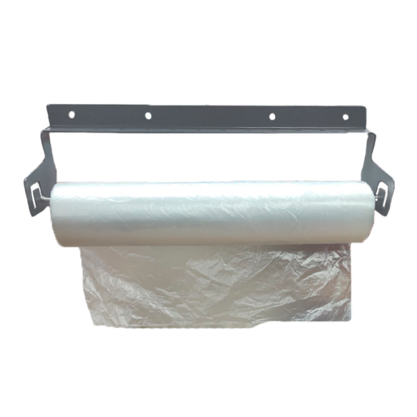 sk_Держатель пакетов фасовочных на втулке, полочный V2, 330 мм,набор,Муар,RAL7024 Серый,спеццв