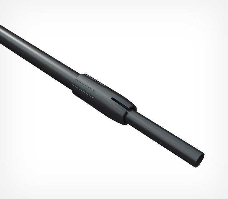 1_Трубка алюминиевая  телескопическая TEL-ALUTUBE  230-350мм, ЧЕРНЫЙ