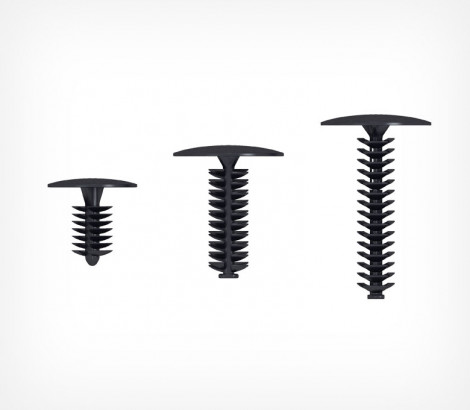 02_Универсальная заклепка QUICK-SNAP, длина 15мм, 22мм, 30мм, диаметр 8 мм, Черный цвет