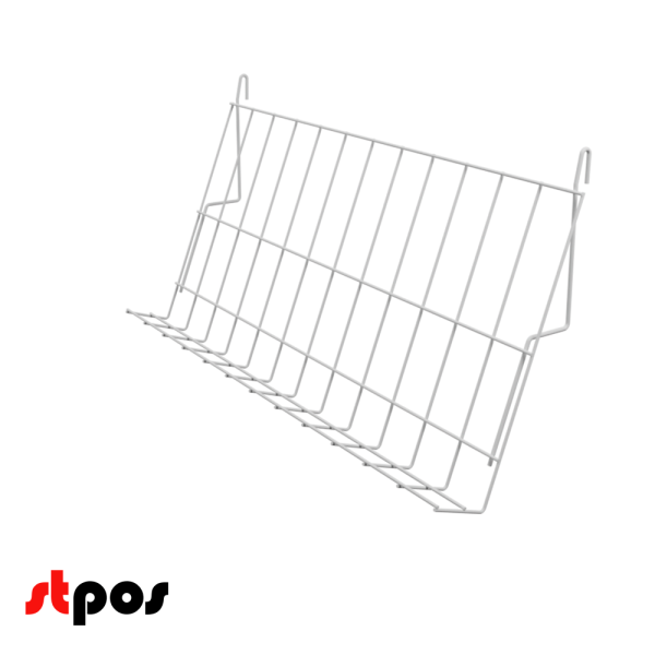 00_Полка наклонная 70° 300x600мм, RAL9016, Белый