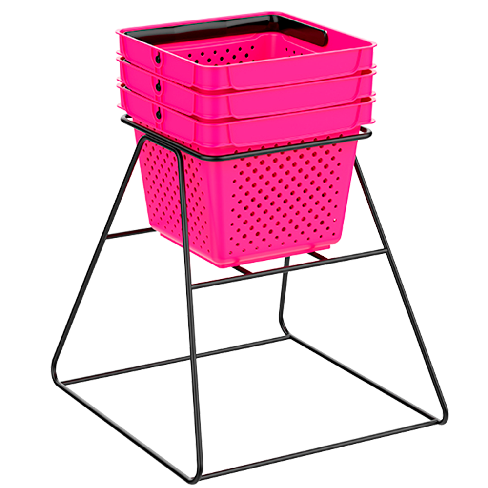 sk_3_Стационарный накопитель для корзин QUADRO, 400400х400мм, Черный