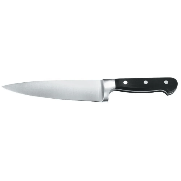 stpos_Нож поварской 200 мм кованый, Classic, черная ручка, P.L. Proff Cuisine