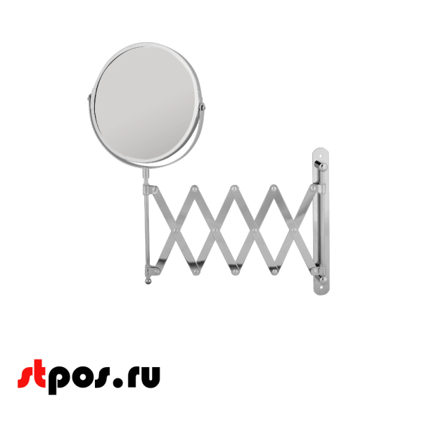 00_Зеркало косметическое настенное увеличительное 17 см