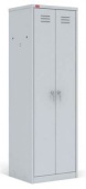 Шкаф для одежды двухсекционный ШРМ-АК/500, 1860x500x500мм, RAL7035 Серый