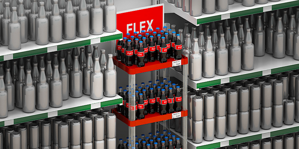 Компактные дисплеи для новогодних распродаж