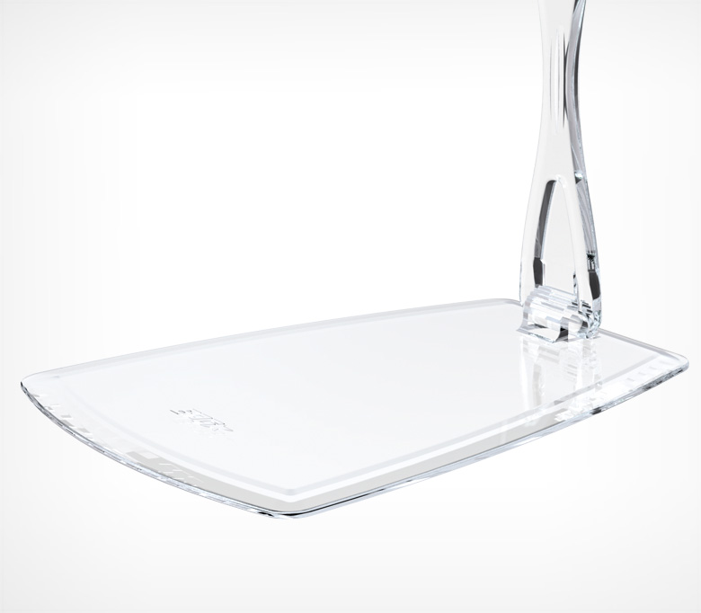 02_Пластиковая подставка с креплением для переходника DELI-FOT-UNBO, Прозрачный