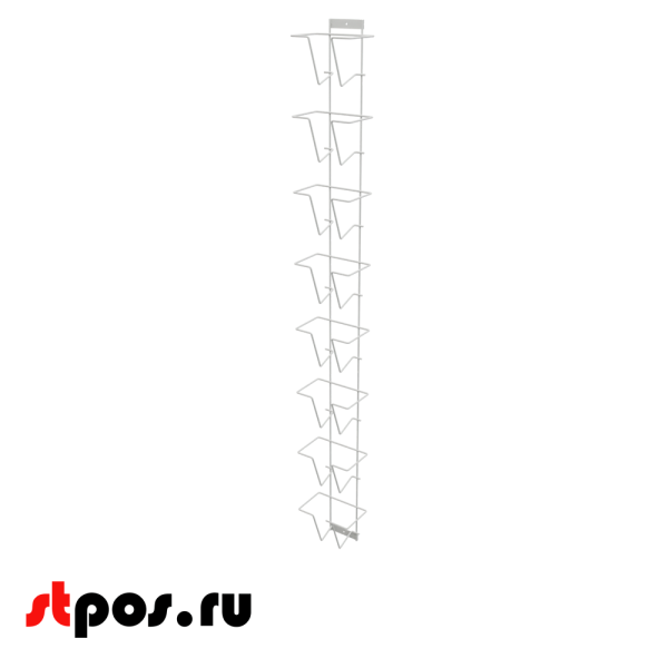 00_Дисплей 8 карманов для CD/DVD, RAL9016, Белый