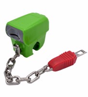 1_Замок-монетоприемник пластиковый для покупательских тележек CL2