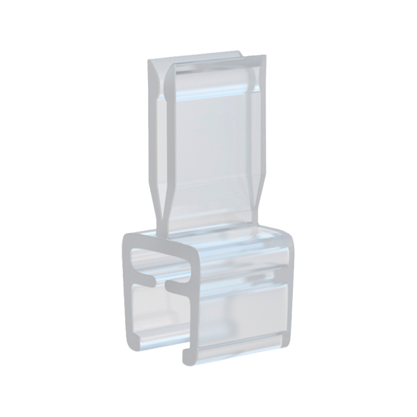 sk_Держатель таблички с креплением на пластиковую рамку (А1-А6), прозрачный, PROMO CLIP