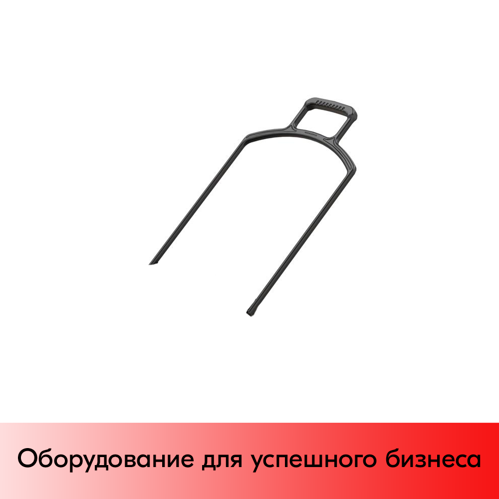 01_Ручка большая для корзины-тележки TECHNO, Цвет - черный