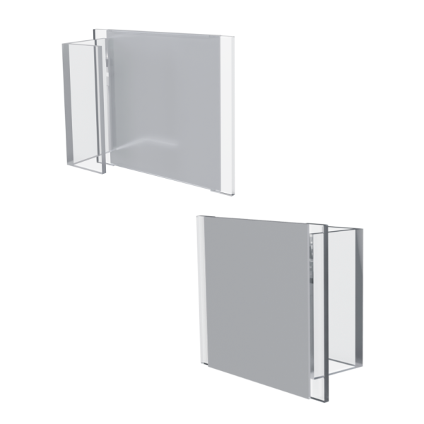 sk_Клипса для крепления пластиковых рамок любых форматов под углом 0° к поверхности, прозрач, WB-CLIP00