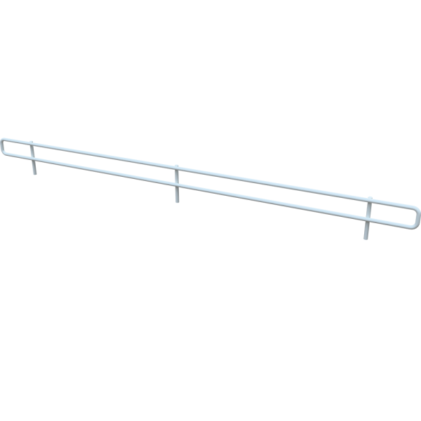 sk_Ограждение проволочное фронтальное 30h, 665 мм (унив. для 25/50 серии), Глянец, RAL9016 Белый