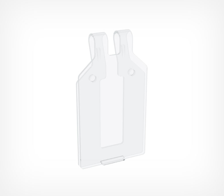 01_Откидной ценникодержатель на крючок PP-TAG-SLIM