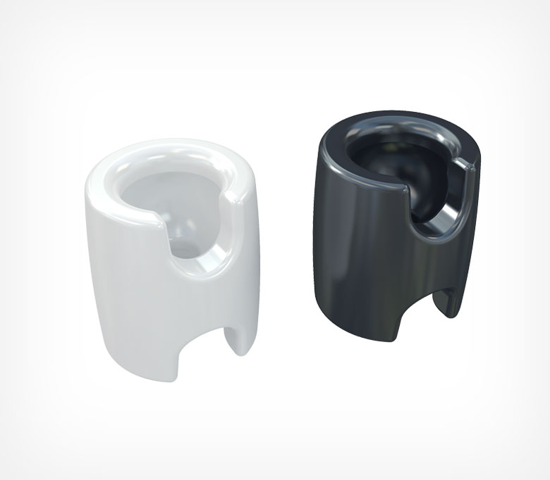 03_Соединитель для шарнирного ценникодержателя JOINT-VL, Белый