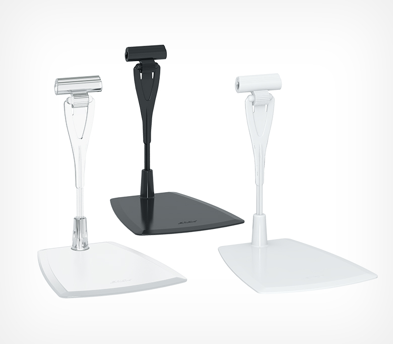 02_Комплект ДЕЛИ настольный с иголкой DELI-FOT-SET, Прозрачный