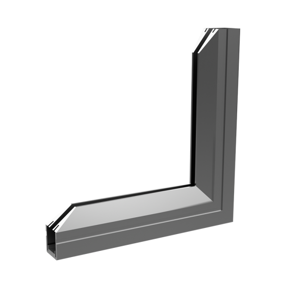 sk_Алюминиевый держатель вывески ALU-BOARD (комплект 2 уголка), Серебристый