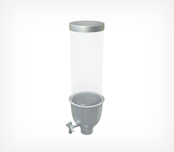 01_Гравитационный диспенсер с корпусом из акриловой трубы CANDYPIPE