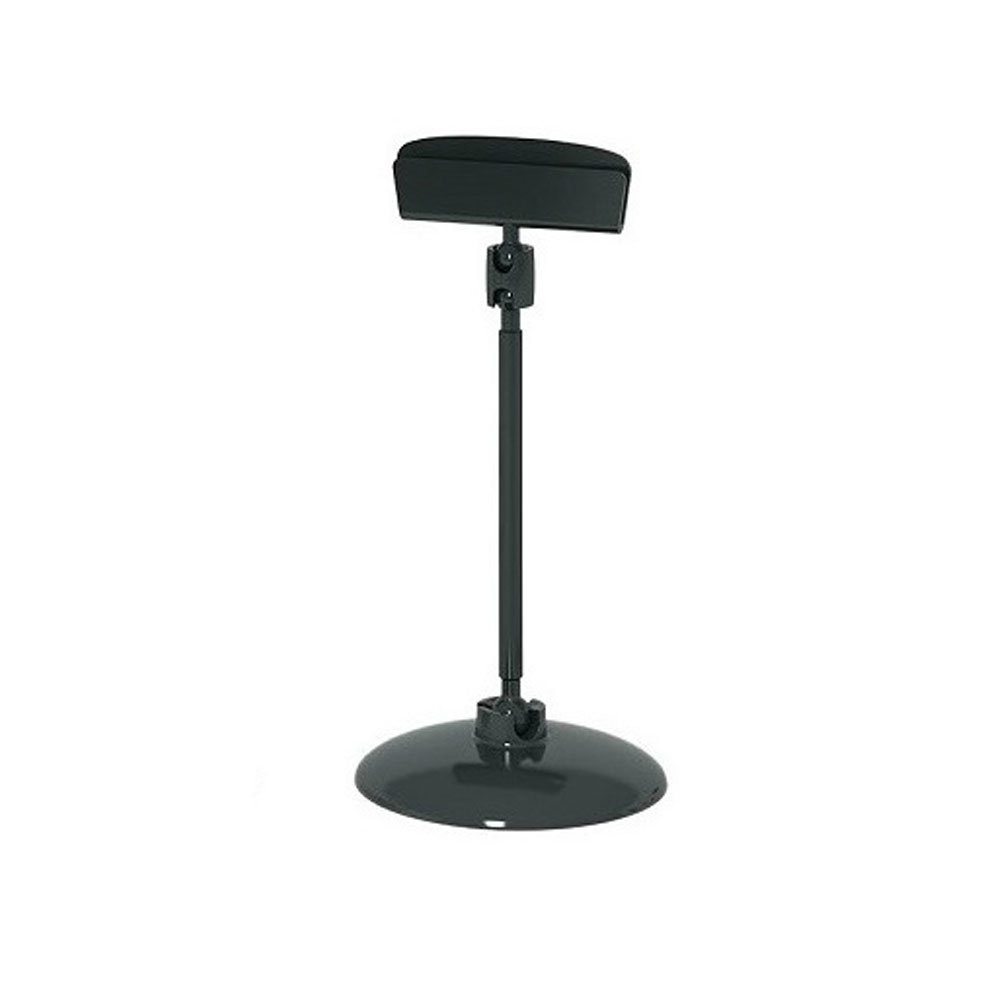 01_Ценникодержатель на круглой подставке BASE-CLIP ножка 100 мм, Черный
