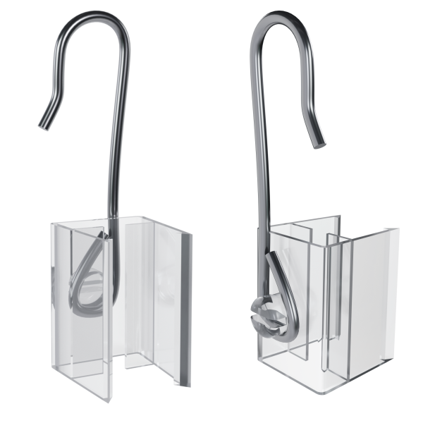 sk_Крючок с подвижным основанием для подвешивания пластиковых рамок MF-CLIP