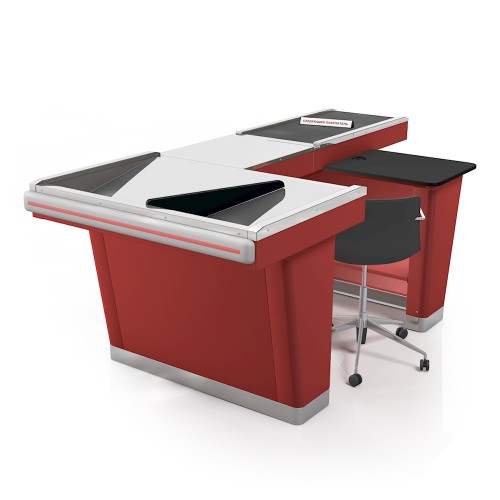 04_Кассовый бокс Stream-XL-220-Т90 (тр-р 90см, ш.нерж.,без вырезов,шир. нак.), RAL3000, Красный, Левый 04_Кассовый бокс Stream-XL-220-Т90 (тр-р 90см, ш.нерж.,без вырезов,шир. нак.), RAL3000, Красный, Левый