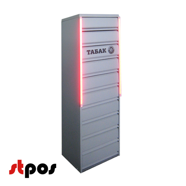 1_Диспенсер сигаретный 10 полок 12 линий, 1817х340х820