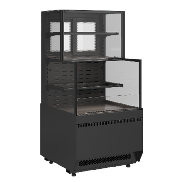 stpos_Холодильная витрина Carboma KC70 VV-VV 0,6-2-1 STANDARD (версия 2.0), 640х695х1315(1365)мм,Черная