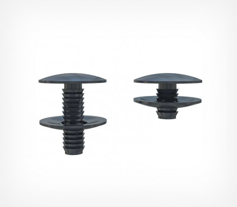 01_Пластиковый винт-заклепка QUICK LOCK, 8, 16 мм Черный