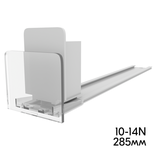 sk_Пружинный толкатель 38х50 мм FORTA NORMA-2 10-14N, с ограничителем 55х56 мм, 10-14 ньютонов, 285 мм