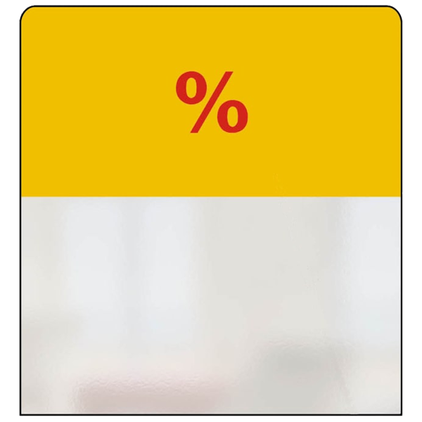 sk_Шелфстоппер STPOS simple из ПЭТ 0,3мм в ценникодержатель, 70х75 мм 