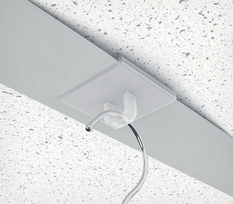 02_Пластиковая петля-клипса CEILING CLIP