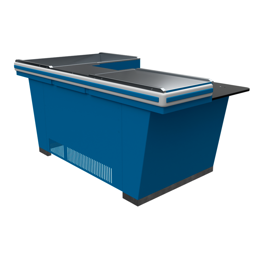 sk_2_Кассовый бокс Stream-XL-200 v3.0 (шлиф.нерж., вырезы ДЯ FT, широкий накопит),RAL5005,Синий,Левый