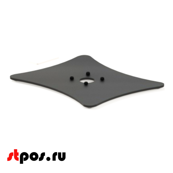 00_Стабилизатор примоугольный, металлический, 300х250 мм, для стоек 51 мм или 40 мм, RAL9005, Черный 00_Стабилизатор примоугольный, металлический, 300х250 мм, для стоек 51 мм или 40 мм, RAL9005, Черный