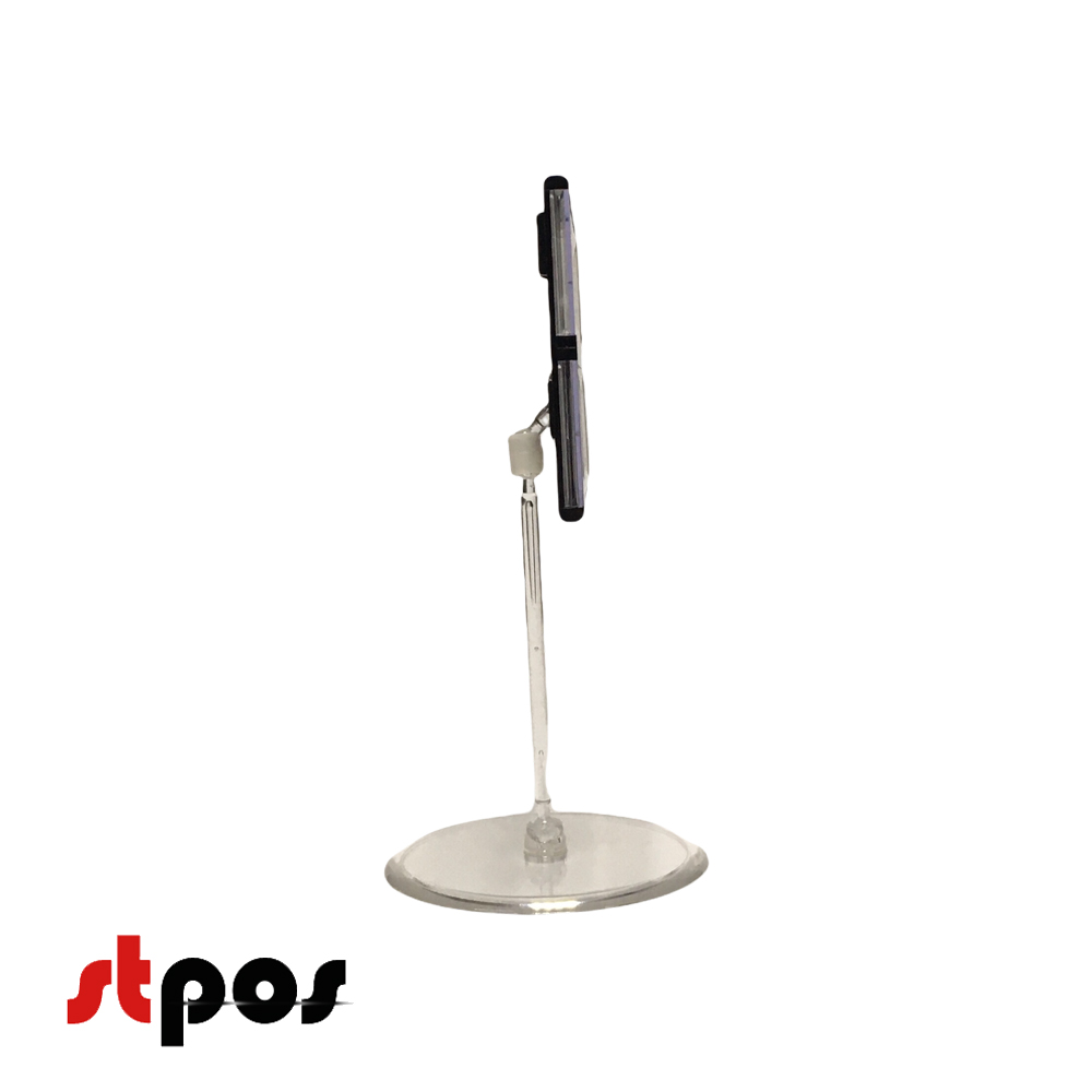 04 Кассета цен формата A7. Шрифт — белый Regular. Цвет блокнотов и кассеты — чёрный. Количество цифр целой части цены — 4. На фото держатель кассеты расположен вертикально. Ракурс съёмки — вид сбоку