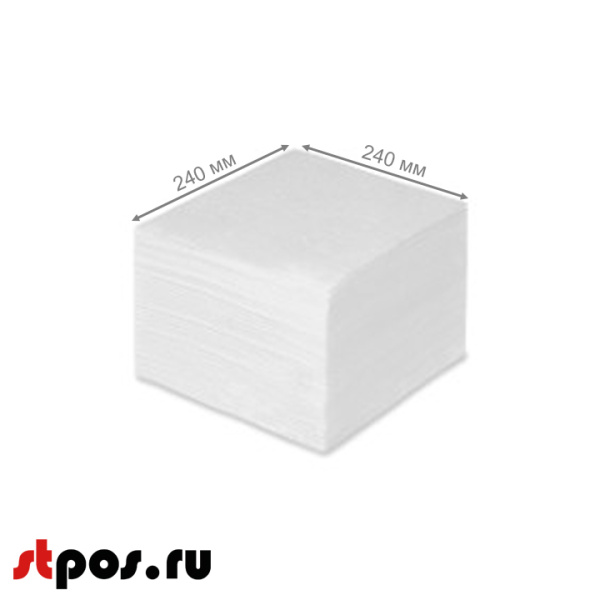 00_Бумажные салфетки, Ромб, 240х240 мм, 1сл