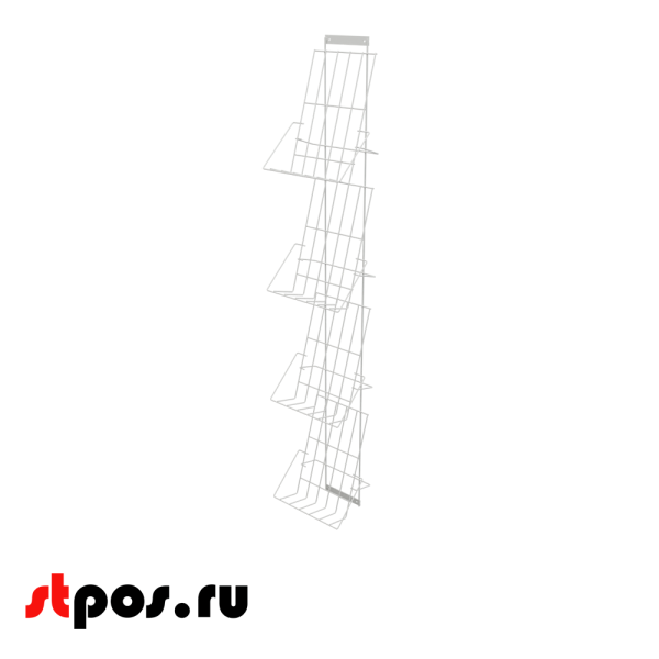 00_Дисплей 4 полки А4, RAL9016, Белый