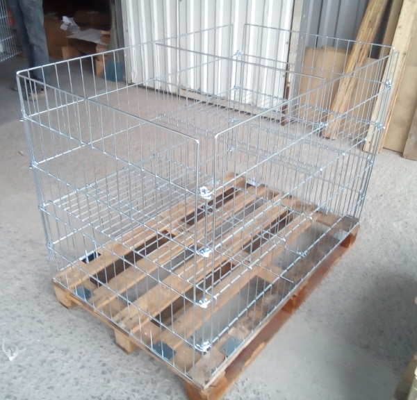 1_Корзина разборная на европоддон 1200*800*800, с регулируемым дном с пластинами