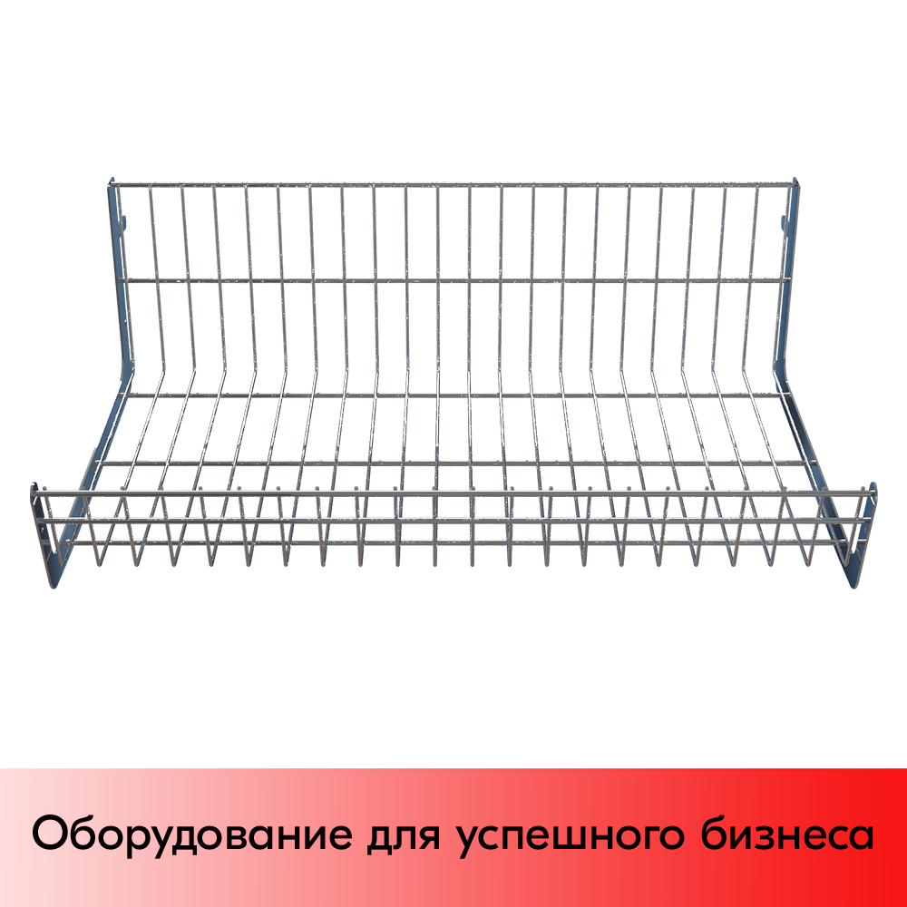 03_Основание корзины сетчатой навесной 400х665х200 мм (унив. для 25 50 серии), Хром