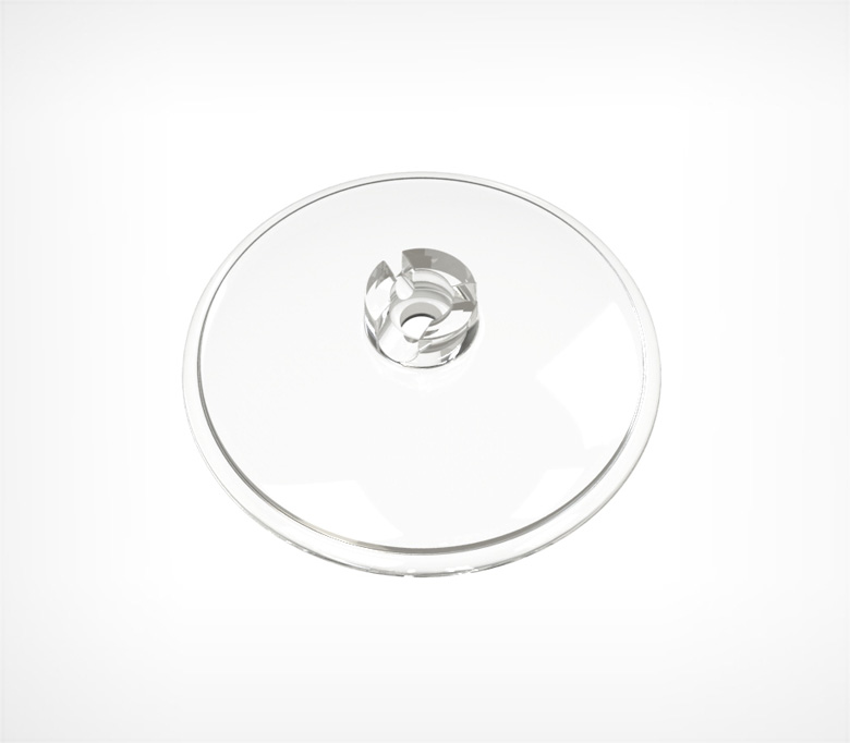 02_Подставка круглая для шарнирного ценникодержателя ROUND BASE-VL 50мм, Прозрачный