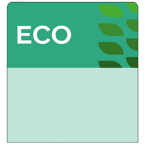 sk_Шелфстоппер stpos LEAF из ПЭТ 0,3мм в ценникодержатель, 70х75 мм 