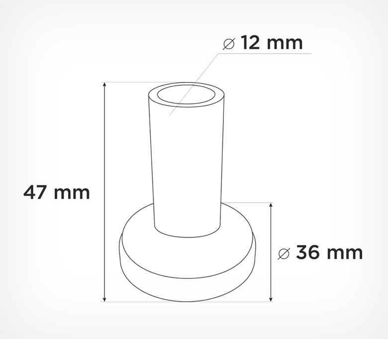 4_Магнитная подставка для рекламных стоек MAG-STD-BASE, Чертеж