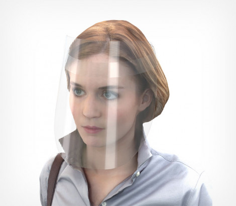 02_Маска защитная для лица (экран) ПЭТ