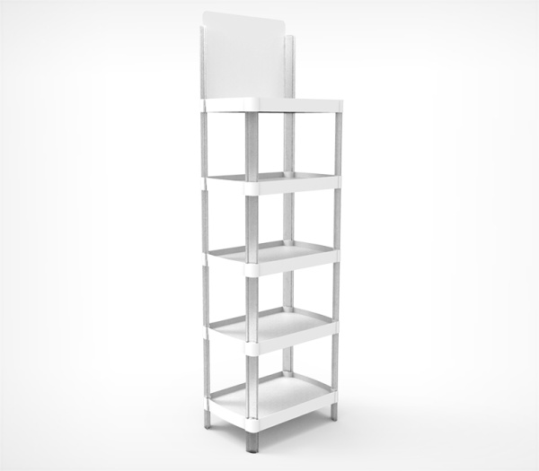 01_Дисплей-стеллаж пластиковый UNIFLEX