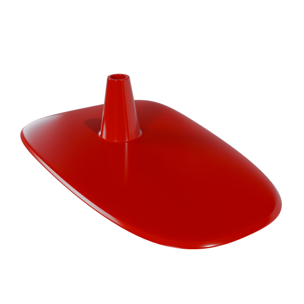 sk_Подставка пластиковая универсальная c закругленными углами BASE-PL, Красный