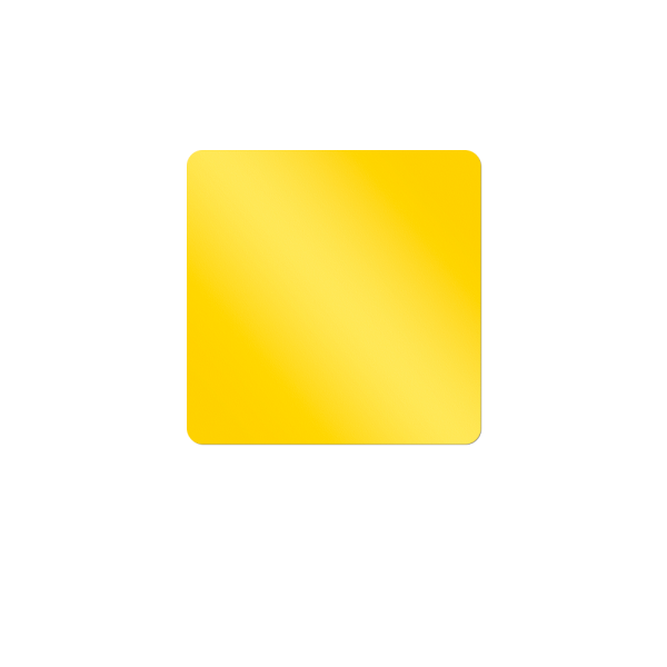 sk_Меловой ценник 40х40мм, Желтый