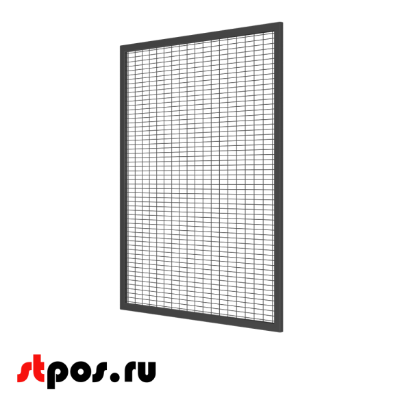 00_Секция производственная, сетчатая 1900х1500, d-3 мм, ячейка 25х100 мм,в покраске