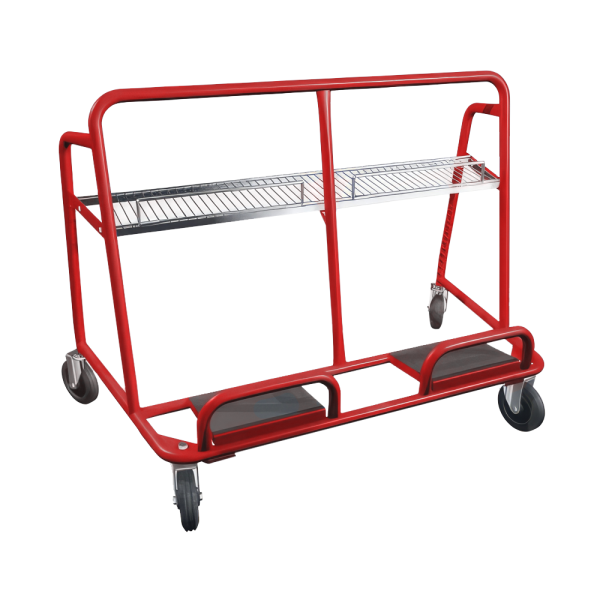 sk_Тележка для длинномеров, грузоподъемность до 300кг, 1435х835х1035мм, RAL3000, Красный
