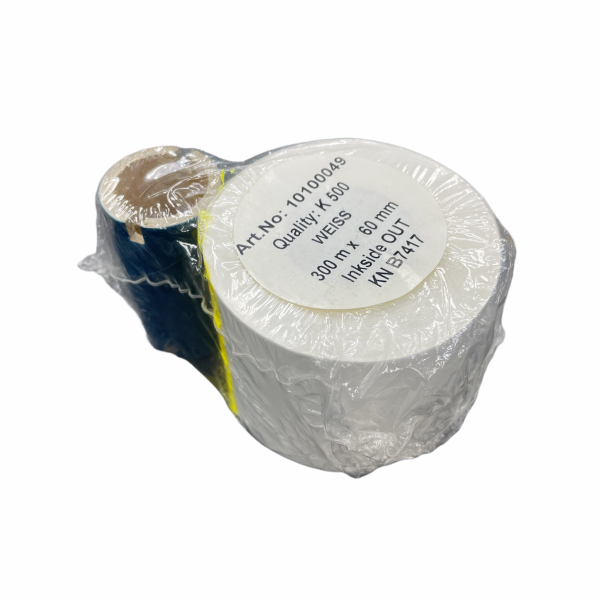 01_Риббон Kurtz K500,60мм х 300м, Resin, OUT, белый