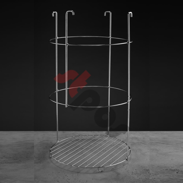 00_Решетка для тандыра №11 (295х515 мм) для мяса и горшочков 3 яруса