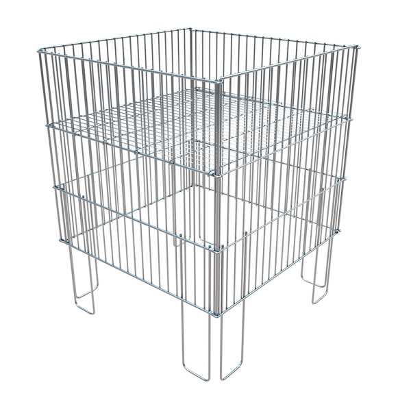 sk_Корзина для распродаж 600x600х780мм, крепление на спицах, цинк